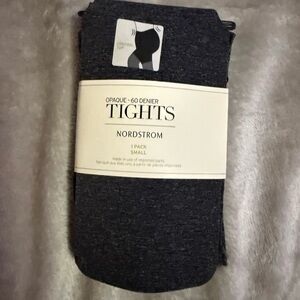 Nordstrom Charcoal Opaque Tights